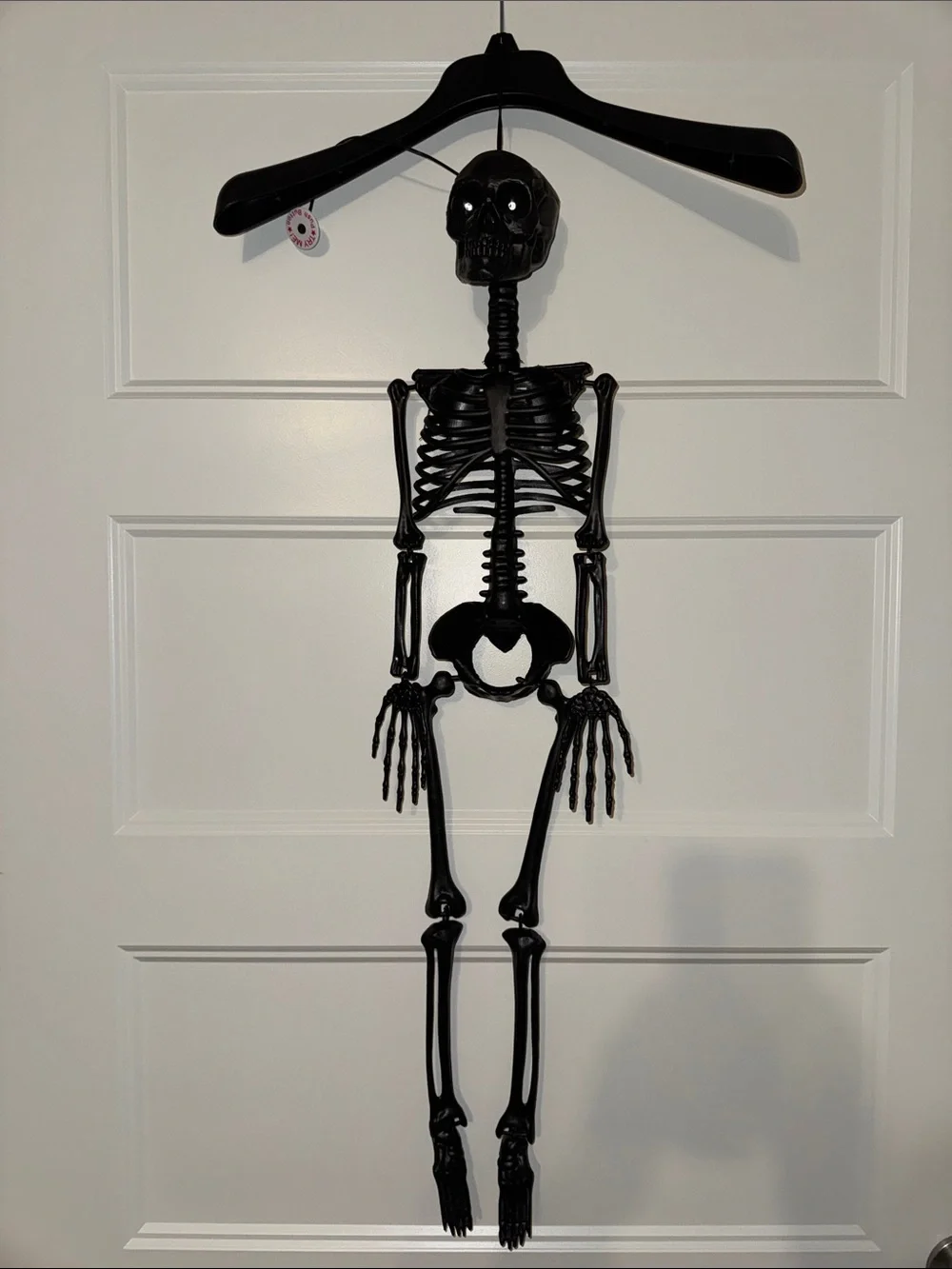 Black Plastic Skeleton Wall Décor